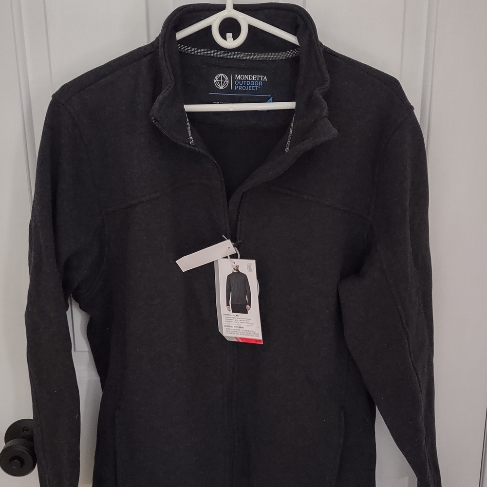 Mondetta Black Full-Zip Outdoor Jacket